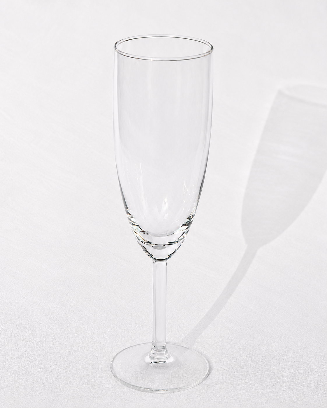 Klares schlankes Sektglas mit 21 cl Fassungsvermögen